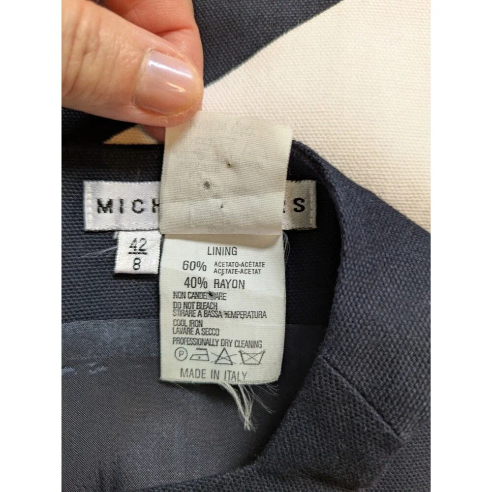 Michael Kors Collection Premium Blue Vintage Dress Size 8